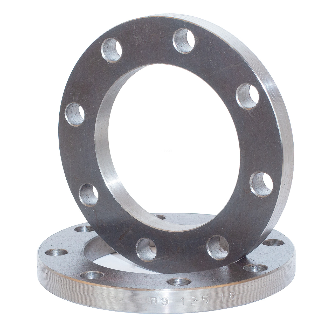 Фланец стальной расточенный под ПЭ втулку Дн 125 Ру 16 (L)  Техкомплект (b=20мм)